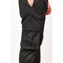 Erkek Kargo Cep Yandan Cepli Beli Lastikli Regular Fit Pantolon