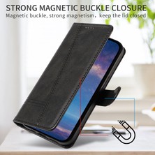Bdt Shop Honor 400 5g Pro Için Kılıf Manyetik Kapatma Kart Yuvaları ve Destek Standı Darbeye Dayanıklı Pu Deri Kılıf (Yurt Dışından)
