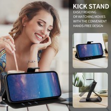 Bdt Shop Honor 400 5g Pro Için Kılıf Manyetik Kapatma Kart Yuvaları ve Destek Standı Darbeye Dayanıklı Pu Deri Kılıf (Yurt Dışından)