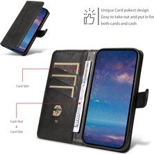 Bdt Shop Honor 400 5g Pro Için Kılıf Manyetik Kapatma Kart Yuvaları ve Destek Standı Darbeye Dayanıklı Pu Deri Kılıf (Yurt Dışından)