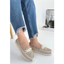 Bej Triko Babet Ayakkabı