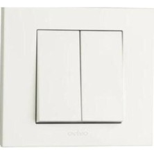 Ovivo Grano Beyaz Renk Komütatör Priz Çerçeve