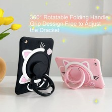 Xiaomi Redmi Pad Se 11 Inç Uyumlu Kedi Figürlü Boyun Askılı Karakterli Çocuk Tablet Kılıfı