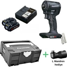 PANASONIC EY1PD1LJ2G Akülü Torklu Vidalama (18V-5.0Ah Pil Seti - Systainer Çanta)