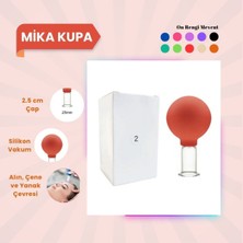 Turuncu Silikon Vakumlu Yüz Masaj Kupası No:2, Canlı ve Renkli Tasarım