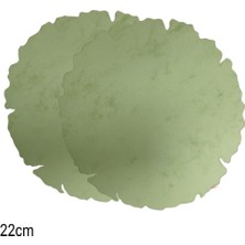 Yanık Kağıt Yuvarlak 22CM 2li Set