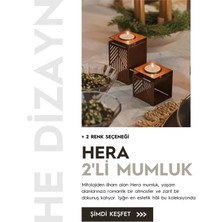 HE Dizayn Aksesuar Hera 2'li Mumluk Seti