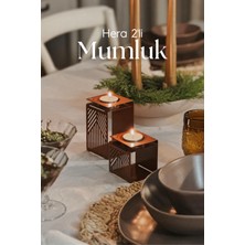HE Dizayn Aksesuar Hera 2'li Mumluk Seti