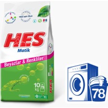 Hes Matik Beyazlar ve Renkliler 10 kg