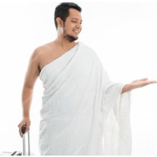 Tawlu Pamuklu Yetişkin Ihram Seti |cuzdanlı Kemer Hediyeli |100 x 220 | Organik | 2 Parça | Kutulu |