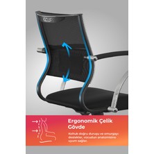 Ergolife Sit Air Ergonomik Çalışma Sandalyesi / Ofis Koltuğu - 572.5F.1.2A2