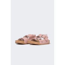 DeFacto Kız Çocuk Cırt Cırtlı Düz Taban Sandalet Poliüretan Malzeme ile Rahat Tasarım C2804A824SM