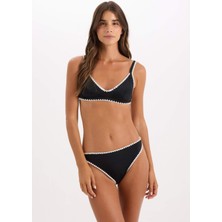 DeFacto Regular Fit Nakışlı Bikini Altı C3203AX24HS