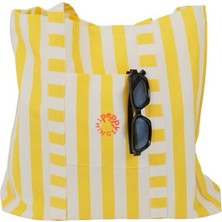 Peppythings Sarı Koko 3'li Set (Bez Çanta - 3'lü Kese - Makyaj Çantası)