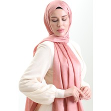 Sefa Merve Karaca Jakarlı Şal 81097-04 Yavruağzı