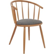 Gazzini Furniture Bamboo Ahşap Mutfak Sandalyesi