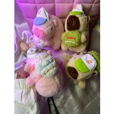 1 Adet Popüler Sevimli Capybara Peluş Anahtarlık Modelleri