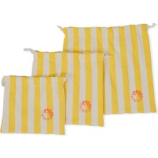 Peppythings Sarı Koko 2'li Set (3'lü Kese - Makyaj Çantası)