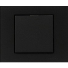 5 Adet Ovivo Grano Siyah Tekli Anahtar Çerçeve Dahil 5'li