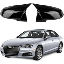 Audi A4 B9 2016-2021 Batman Parlak Siyah Ayna Kapağı