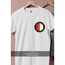 Oversize Feyenoord De Kuip Eredivisie Cep Tasarımlı Unisex T-Shirt