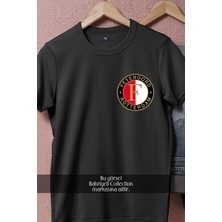 Oversize Feyenoord De Kuip Eredivisie Cep Tasarımlı Unisex T-Shirt