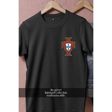 Oversize Portekiz Ulusal Futbol Takımı Cep Tasarımlı Unisex T-Shirt