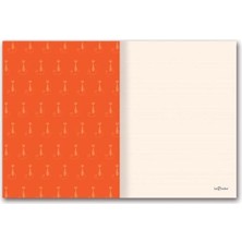Color Renkli Istanbul Defter Çizgili Lastikli Boğaz