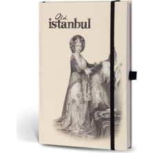 Color Eski Istanbul Cep Journal Çizgili Lastikli Sultan