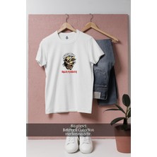 Oversize Iron Maiden Kuru Kafa  Tasarımlı Unisex T-Shirt