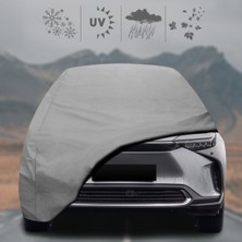 Toyota BZ4X (2022 - ) Oto Branda Su Geçirmez Miflonlu Araba Brandası Klipsli Araba Çadırı