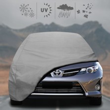 Toyota Auris (2012 - 2018) Oto Branda Su Geçirmez Miflonlu Araba Brandası Klipsli Araba Çadırı