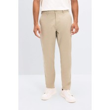 DeFacto Chino Kanvas Pantolon Tapered Fit Normal Kesim Cepli C9443AX24AU
