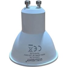 Adet 7W 4000K GU10 Duy 38° Gün Işığı LED Spot Ampul Uzlıght