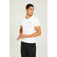 Lumberjack CT104 Basıc Pes V Neck T-Shırt