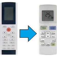 Olefını ile Uyumlu Yacıfbı Klima Kumandası