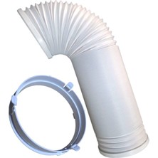 Sp Süpürge Pazarı Goodhome  FDSH35-3032ZPR5 MOBİL KLİMA HAVA TAHLİYE HORTUMU & BAĞLANTI APARATI  AĞIZ  ÇAPI 15 CM UZUNLUK 1.5 M