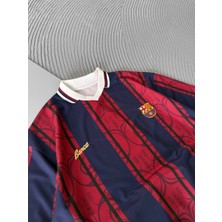 Barcelona Retro Nakışlı Premıum Oversıze T-Shırt