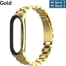 Mijobs Xiaomi Mi Band 4 Akıllı Saat 3 Bakla Çelik Kayış KORDON-(5775) - CDY7162-8360