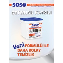 Soso 5 Adet x 250 Yaprak - Özel Formüllü Kova Yağ Çözücü Yüzey Temizleme Mendili 11