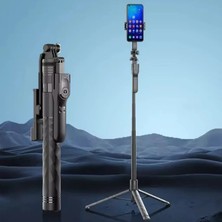 Ally K28 Uzaktan Kumandalı Canlı Yayın Bluetooth Standlı Selfie Çubuğu Tripod- - MBN3228-7608