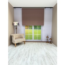 Donatti Stor Perde Ithal Mat Polyester Koyu Kahve P1620