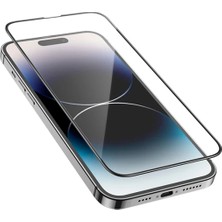Hoco Guardian Shield Series iPhone 15 5d Tempered Kırılmaz Cam Ekran Koruyucu 10 A - 1OL3428-9024
