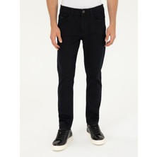Cacharel Erkek Koyu Lacivert Slim Fit Pamuklu Jean Pantolon 50294027-VR100