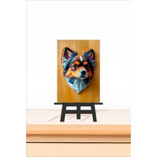 2 Adet Köpek Mini Tablo