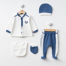 Erkek Bebek Little King 5 Li Set - Lacivert