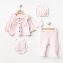 Kız Bebek 0-6 Ay 5 Li Set -Pembe