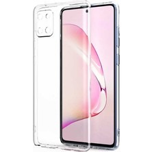 Samsung Galaxy A81 (Note 10 Lite) Uyumlu Kamera Korumalı Yumuşak Dokulu ve Şık Koruma Şeffaf Kılıf