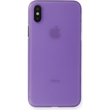 Newface Iphone Xs Max Kılıf Pp Ultra Ince Kapak - Mor 11