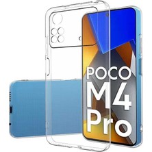 Xiaomi Poco M4 Pro 4g Uyumlu Kamera Korumalı Yumuşak Dokulu ve Şık Koruma Şeffaf Kılıf
